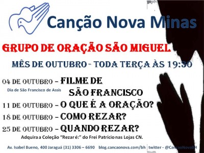 Grupo de Oração na Canção Nova Minas