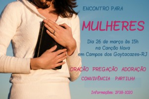 DIVULGAÇÃO - ENCONTRO PARA MULHERES