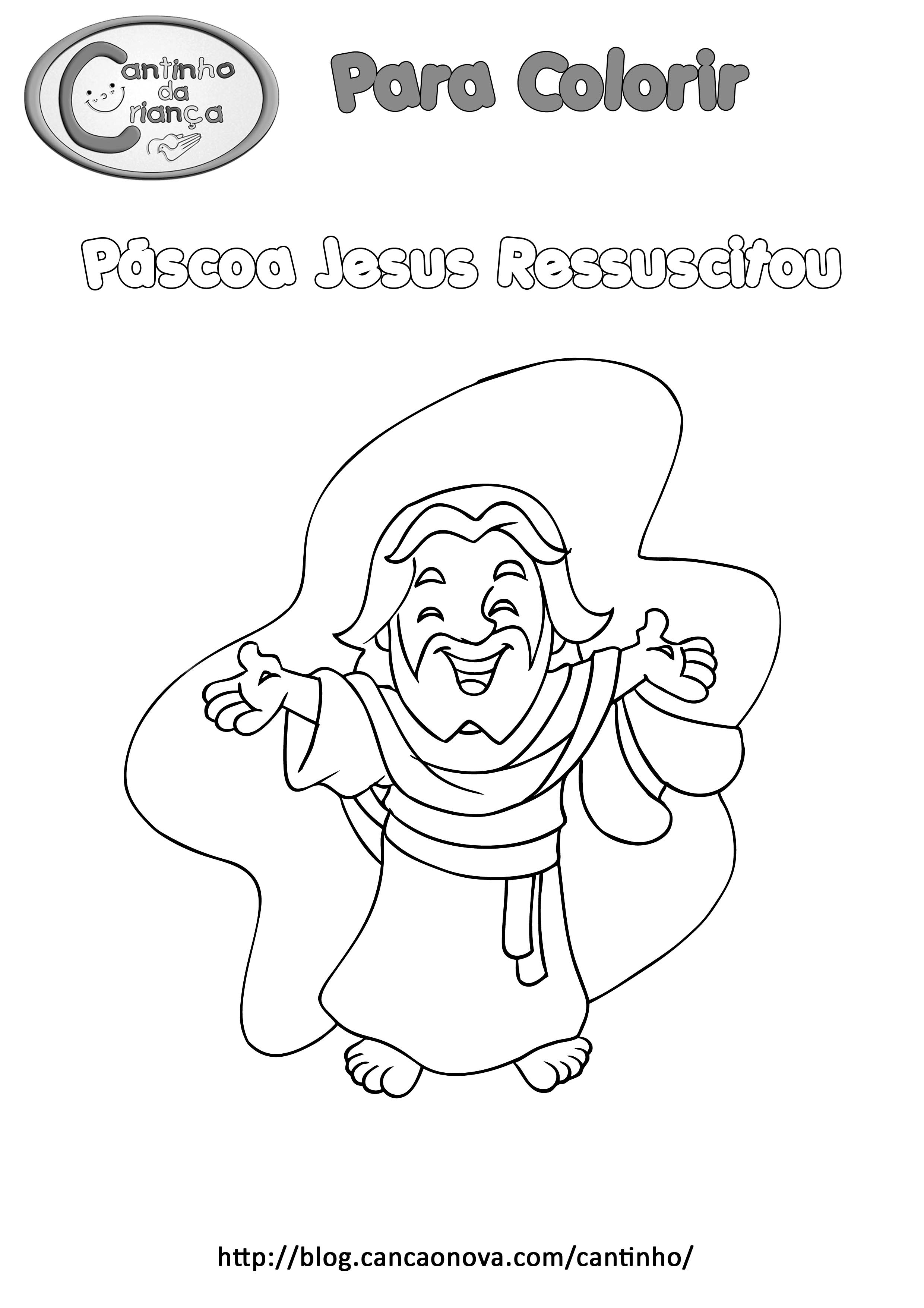 Desenho de Jesus Para Colorir - Imagens para Adultos e Crianças