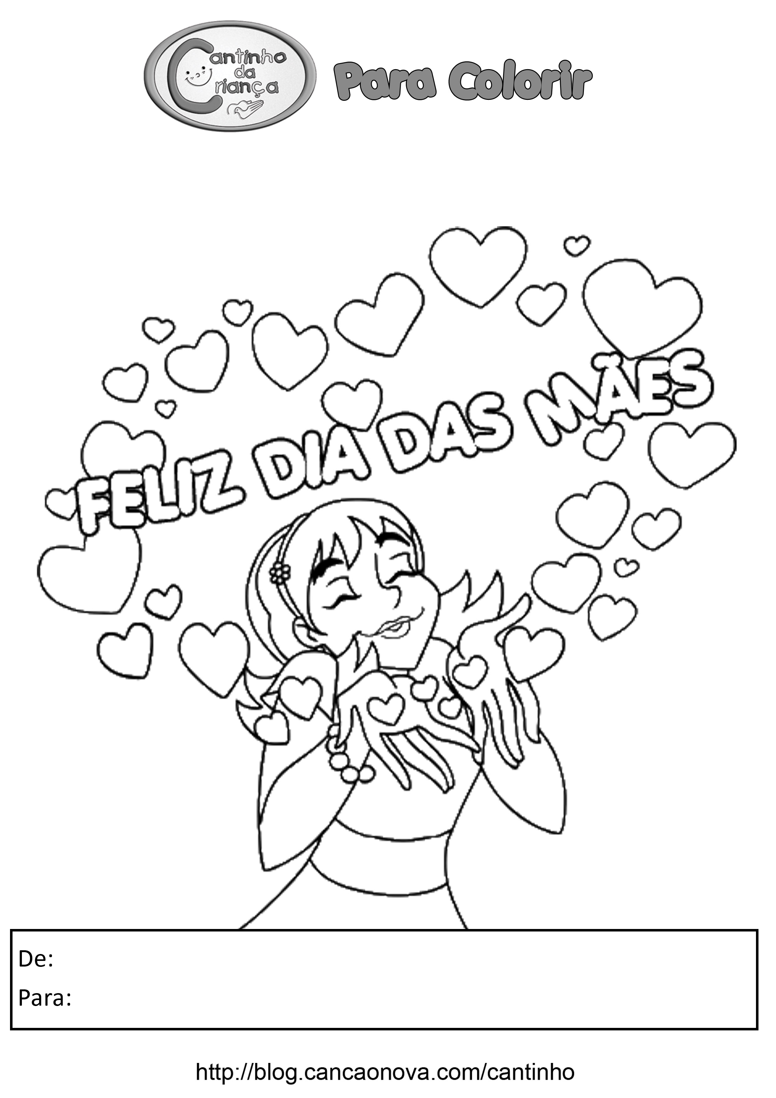 Desenhos de Dia das Mães para Colorir Para Colorir