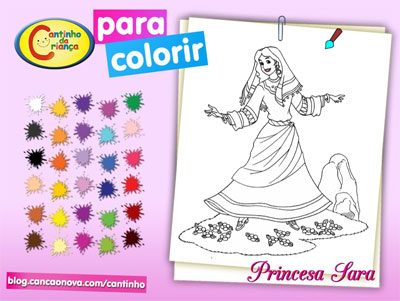 Jogo da Princesa Sara - Cantinho da Criança