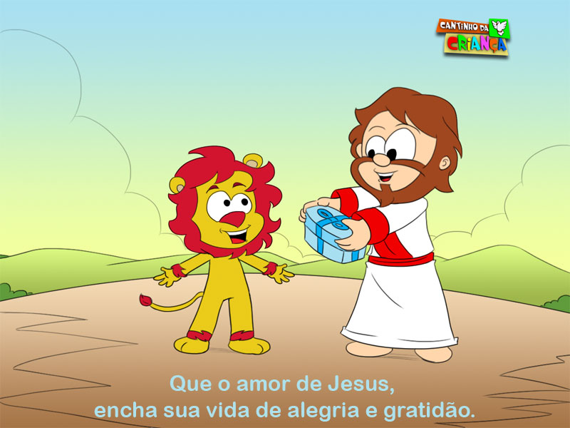 3- QUE O AMOR DE JESUS ENCHA SUA VIDA DE ALEGRIA E GRATIDÃO