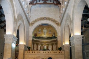 Interior da Basílica da Transfiguração