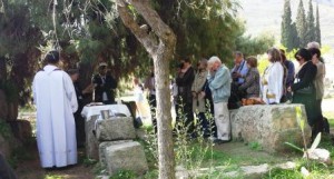 Grupo de peregrinos em Corinto - Grécia