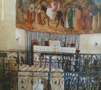 Foto da Igreja de Betfagé - Hosana ao Rei Jesus