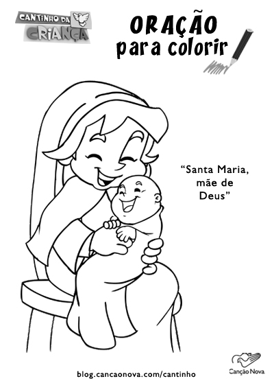 Campanha da Fraternidade 2016 - Desenhos para colorir