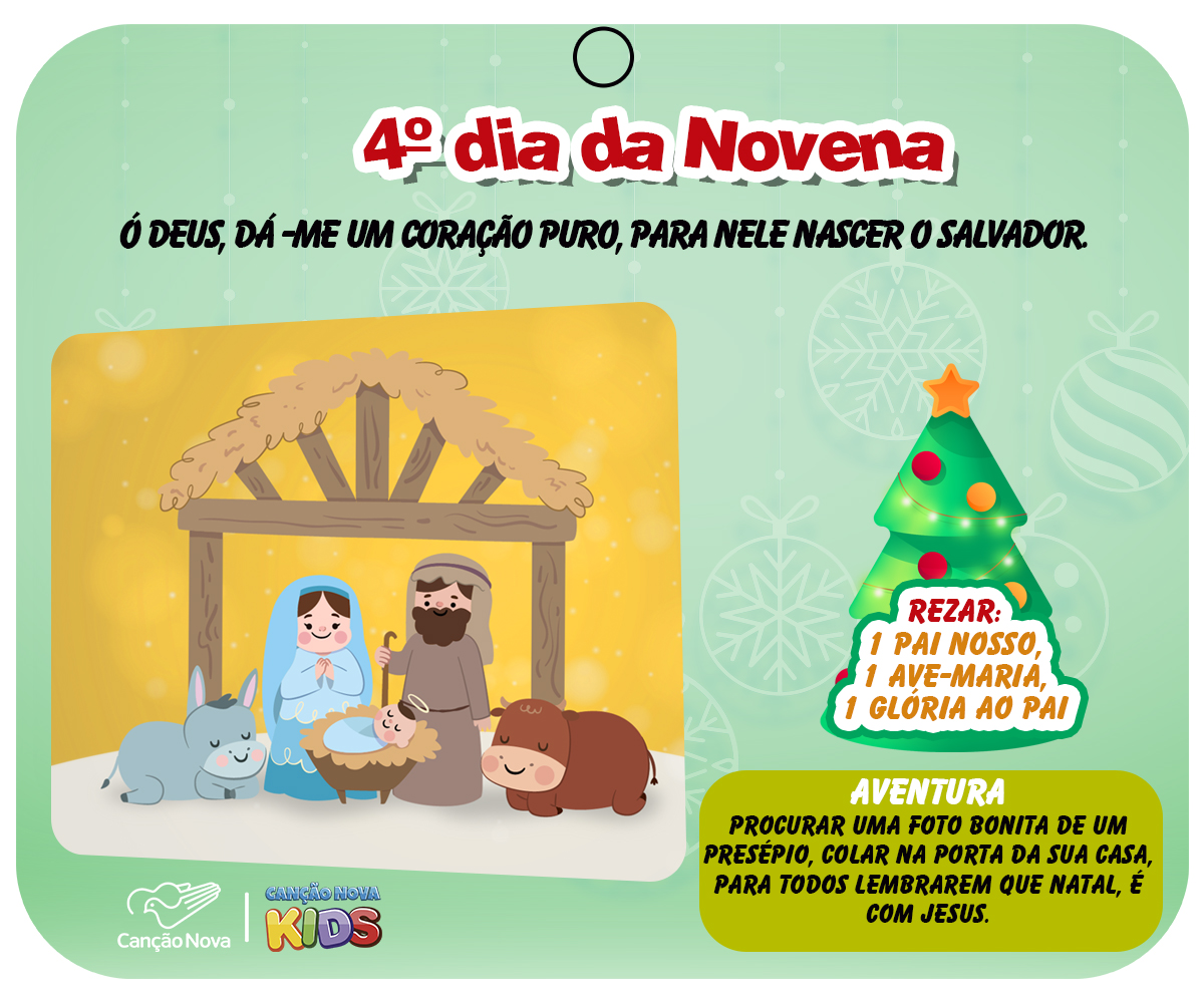 Novena de Natal 2023 - Deus se fez Criança! 