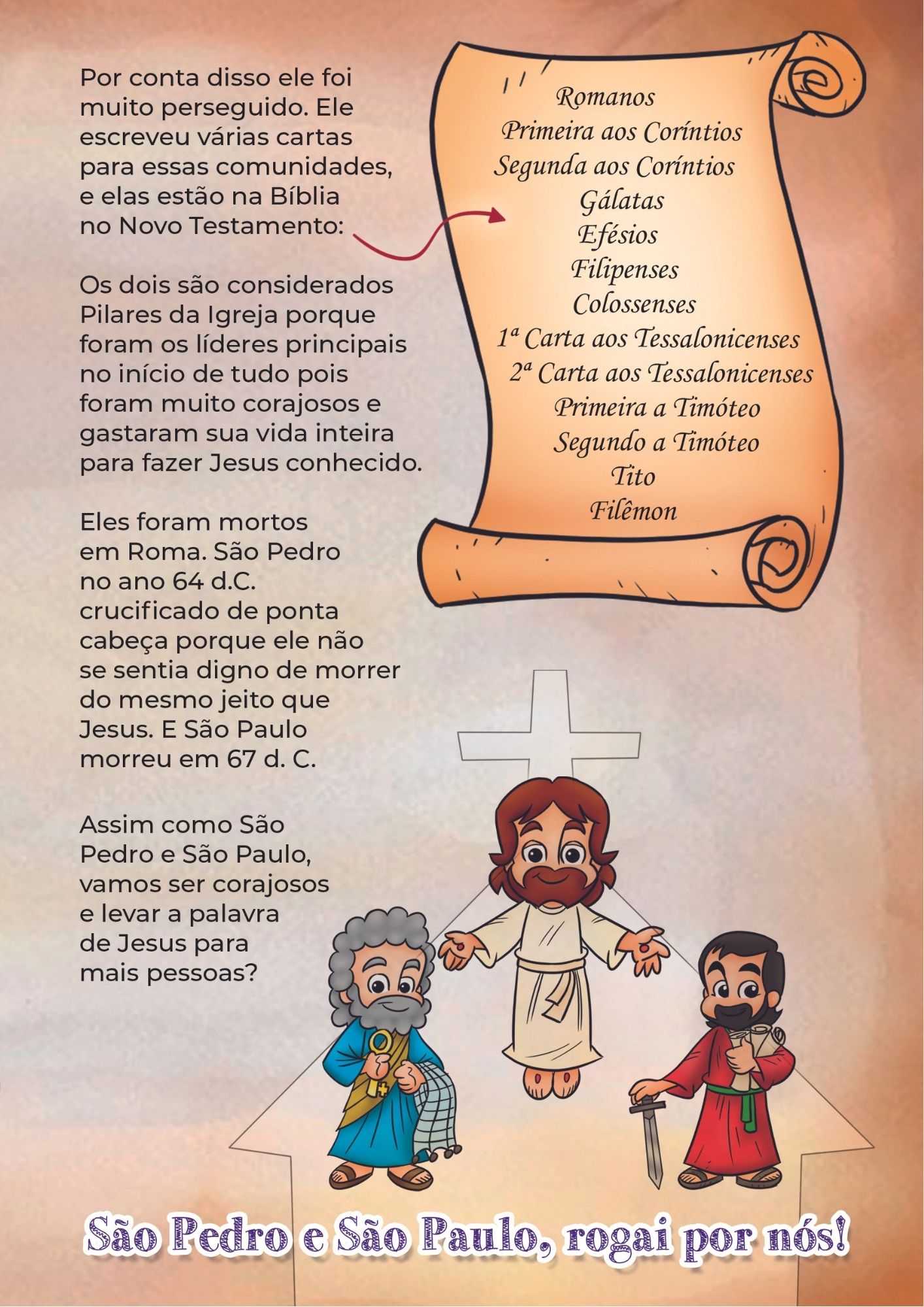 São Pedro e São Paulo: colunas da Igreja que perpetuam o Reino de Deus! 