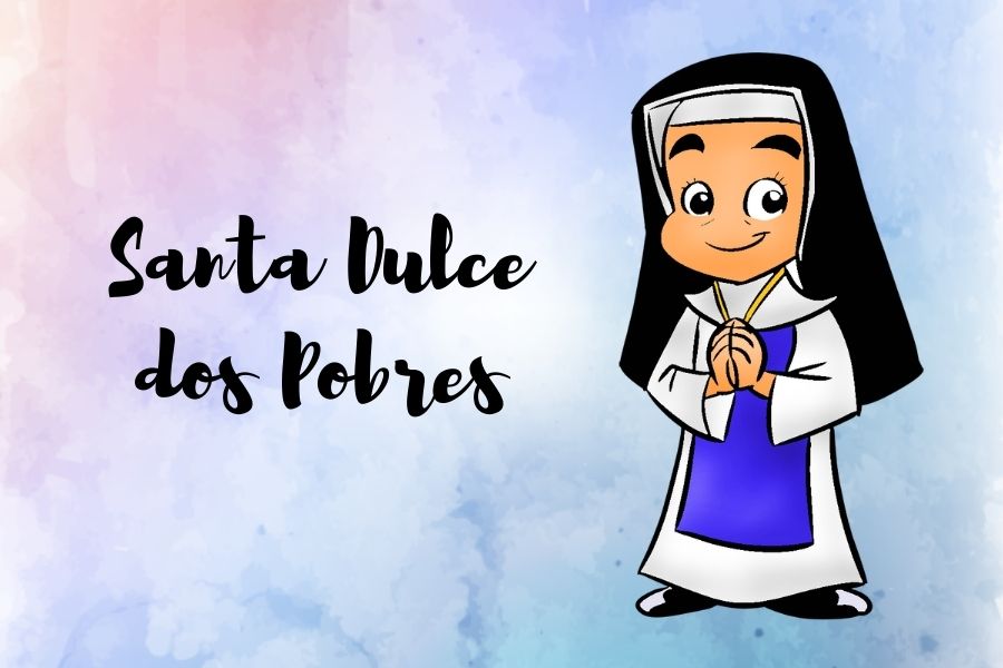 Santa Dulce Dos Pobres Desenho RETOEDU