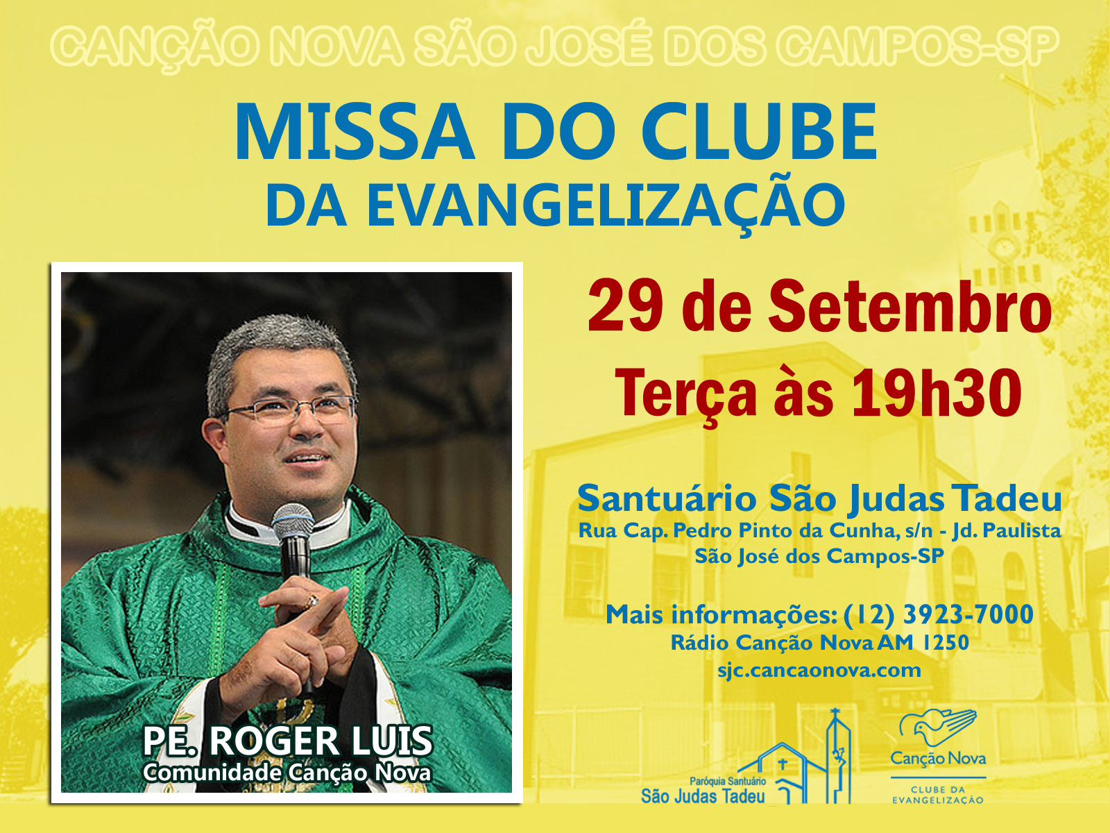 Missa do Clube da Evangelização - Set15