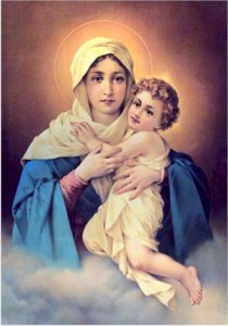 Nossa Senhora sustenta, conduz e protege os seus consagrados, seus fiéis escravos de amor.