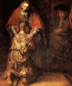 A parábola do filho pródigo: o pai misericordioso e seus dois filhos.