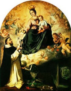Por que Maria é conhecida pelo título de Virgem do santo Rosário?