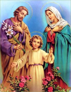 A Sagrada Família, Jesus, Maria e José, as famílias e o mundo atual