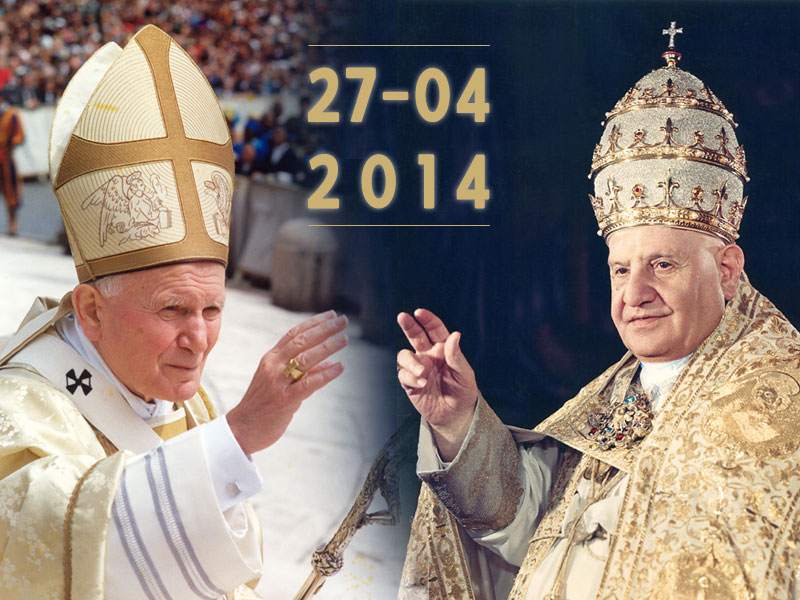João XXIII, João Paulo II e a devoção a Virgem Maria