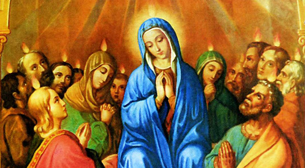 A Virgem Maria, o coração que ama e reza! Todo de Maria