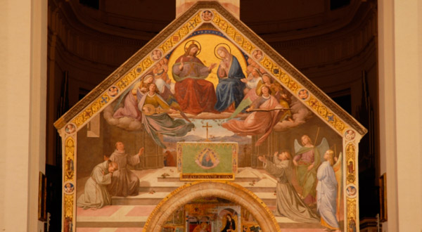 Conheça a belíssima história de São Francisco com a igreja de Nossa Senhora dos Anjos da Porciúncula.
