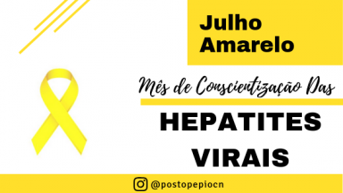 Julho Amarelo: Mês de Conscientização das Hepatites Virais
