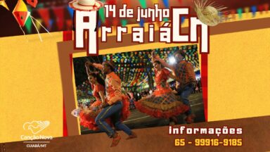 Sábado, 14 de junho: O Arraiá do Rincão é tradição!