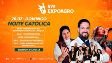 Padre Adriano Zandoná e Irmã Ana Paula estão entre as atrações da ExpoAGRO 2025