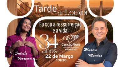 Tarde de Louvor celebra os 34 anos da Canção Nova no MT