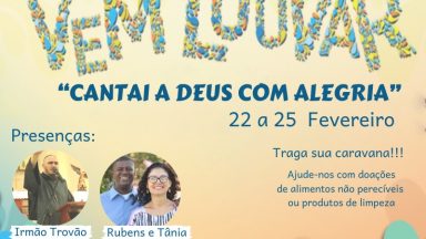 Programação - Acampamento Vem Louvar - Carnaval 2020