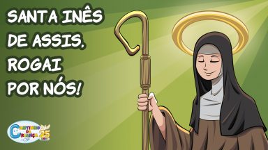 Santa Inês de Assis, discípula de Santa Clara, rogai por nós!