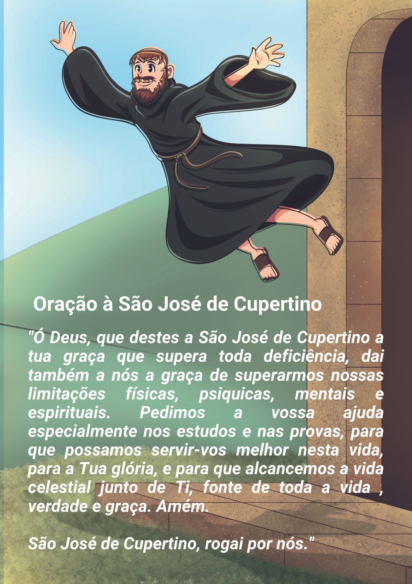 Oração De São José Cupertino Para Ir Bem Na Prova - RETOEDU