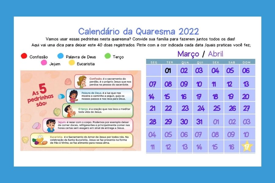 Quiz - Quaresma - Cantinho da Criança