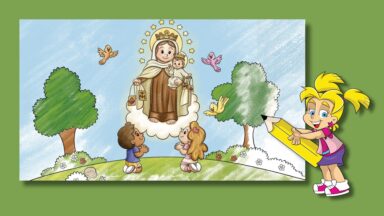 Rezar e brincar com Nossa Senhora do Carmo