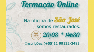 Neste sábado, participe da formação on-line sobre São José com Frei Patrício, Irmã Ana Paula e Marília Mello