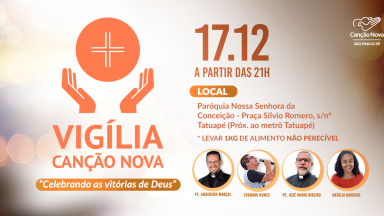 Canção Nova realiza Vigília de fim de ano em São Paulo