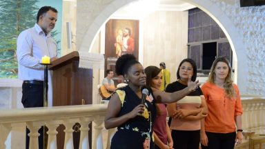 Recepção dos novos missionários da Missão de São Paulo.