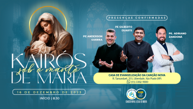 Canção Nova Kairós mariano “Sob o Manto de Maria” em São Paulo