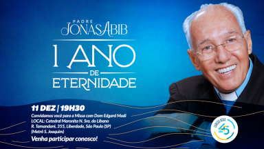 Missa pelo 1° ano de falecimento do fundador da Canção Nova, Mons. Jonas Abib