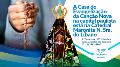 Canção Nova São Paulo recebe a imagem peregrina de Nossa Senhora Aparecida, da Família Salesiana