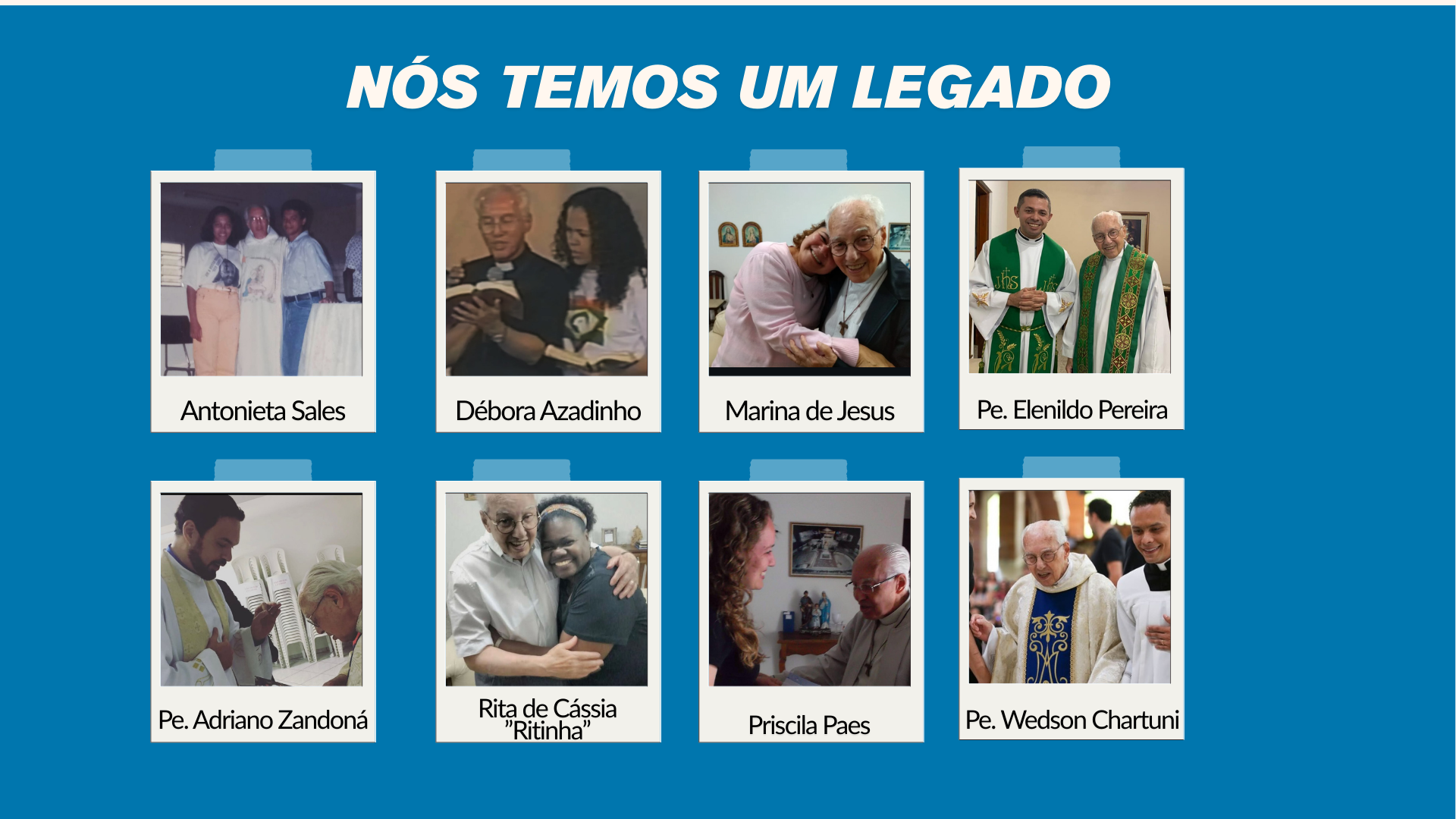 Banner com post de fotos do perfil do instagram @cancaonova falando do legado do Padre Jonas Banner com post de fotos do perfil do instagram @cancaonova falando do legado do Padre Jonas