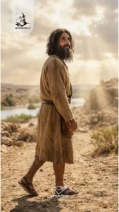 João Batista olhando para o alto