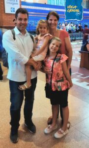 Sandro Arquejada e Família no Santuário Nacional de Aparecida